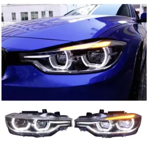 Auto Wholesale for BMW F30  headlight assembly 12-15 F35 modified exciting headlight LED daytime running lights