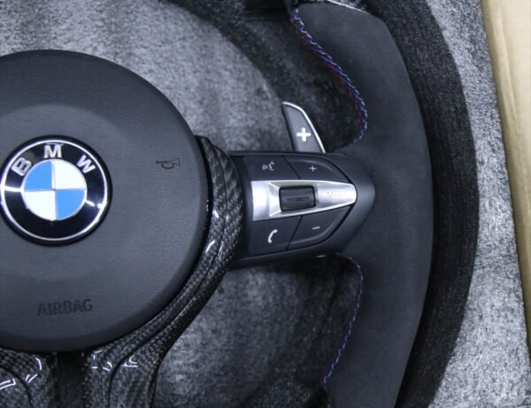 Alcantara with Carbon Fiber Steering Wheel for BMW F Series - Image 2