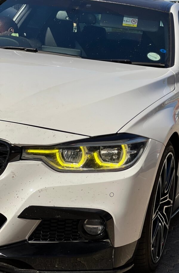 Yellow Angel Eyes DRL LED For BMW 3 Series F30 F31 LED Headlight - Image 2